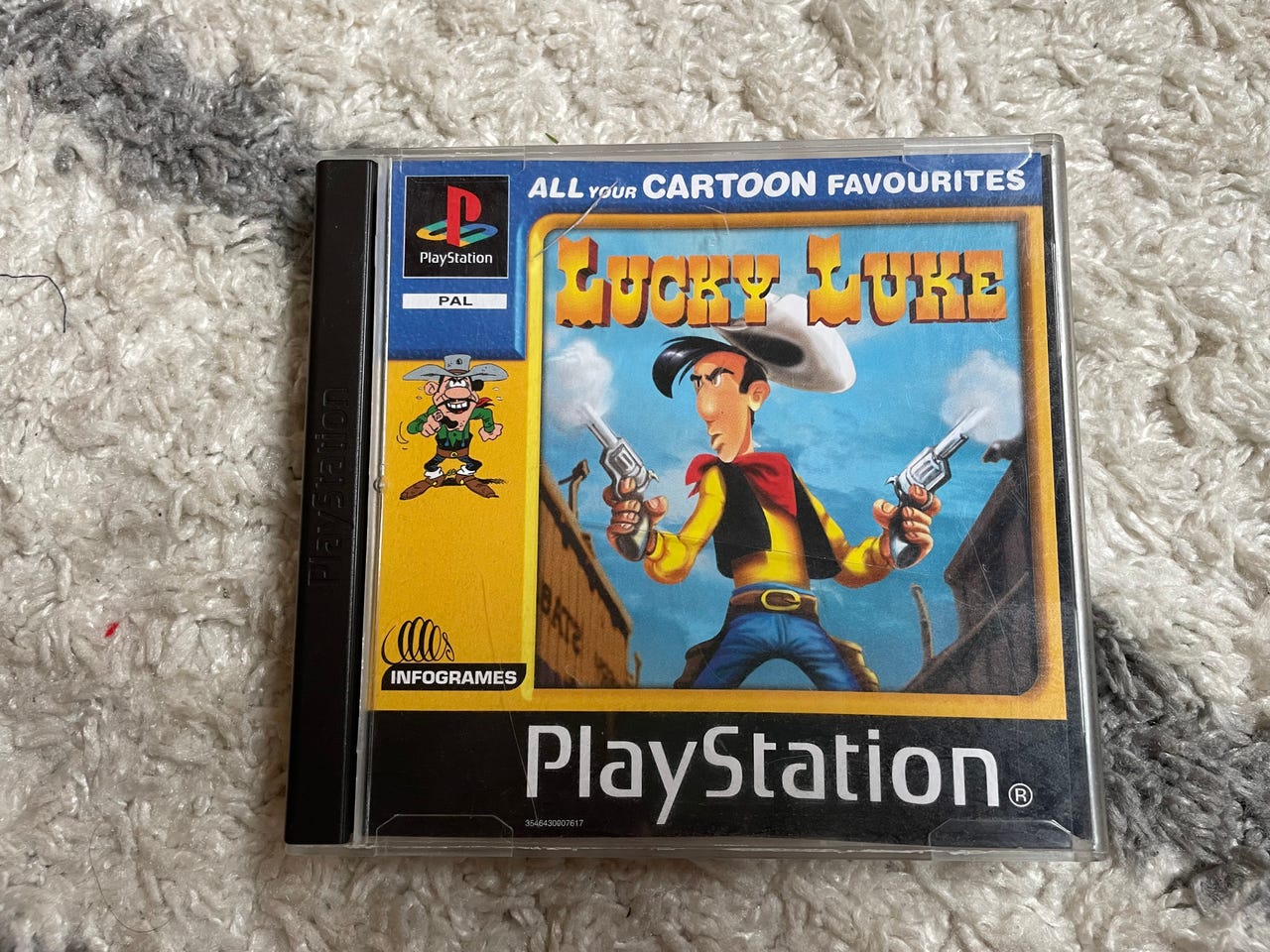 Jeu Lucky Luke PlayStation 1 - Version PAL - État Correct (fonctionnel) - Jeu D'action Aventure - Éditeur Ocean