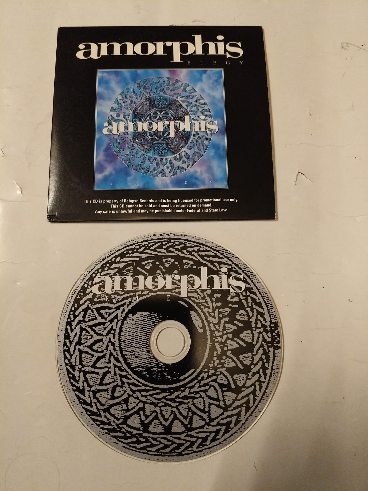 Amorphis – Elegy. CD USA Promo | Tori