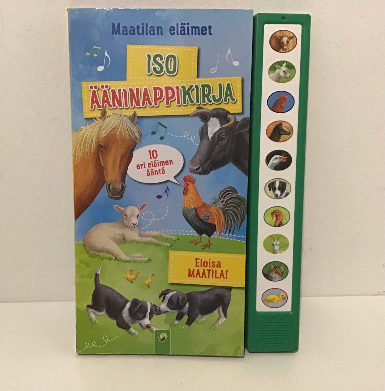 Iso Ääninappikirja Maatilan Eläimet