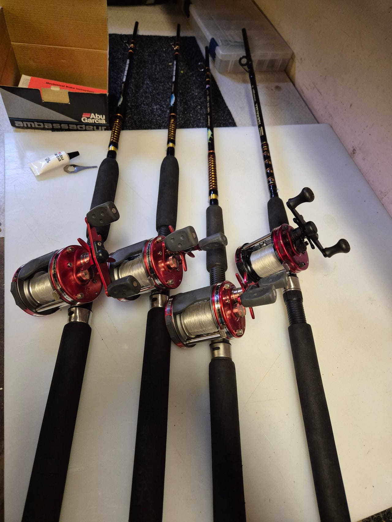 Abu 6000 3kpl & abu 6000c 1kpl + vavat | Tori