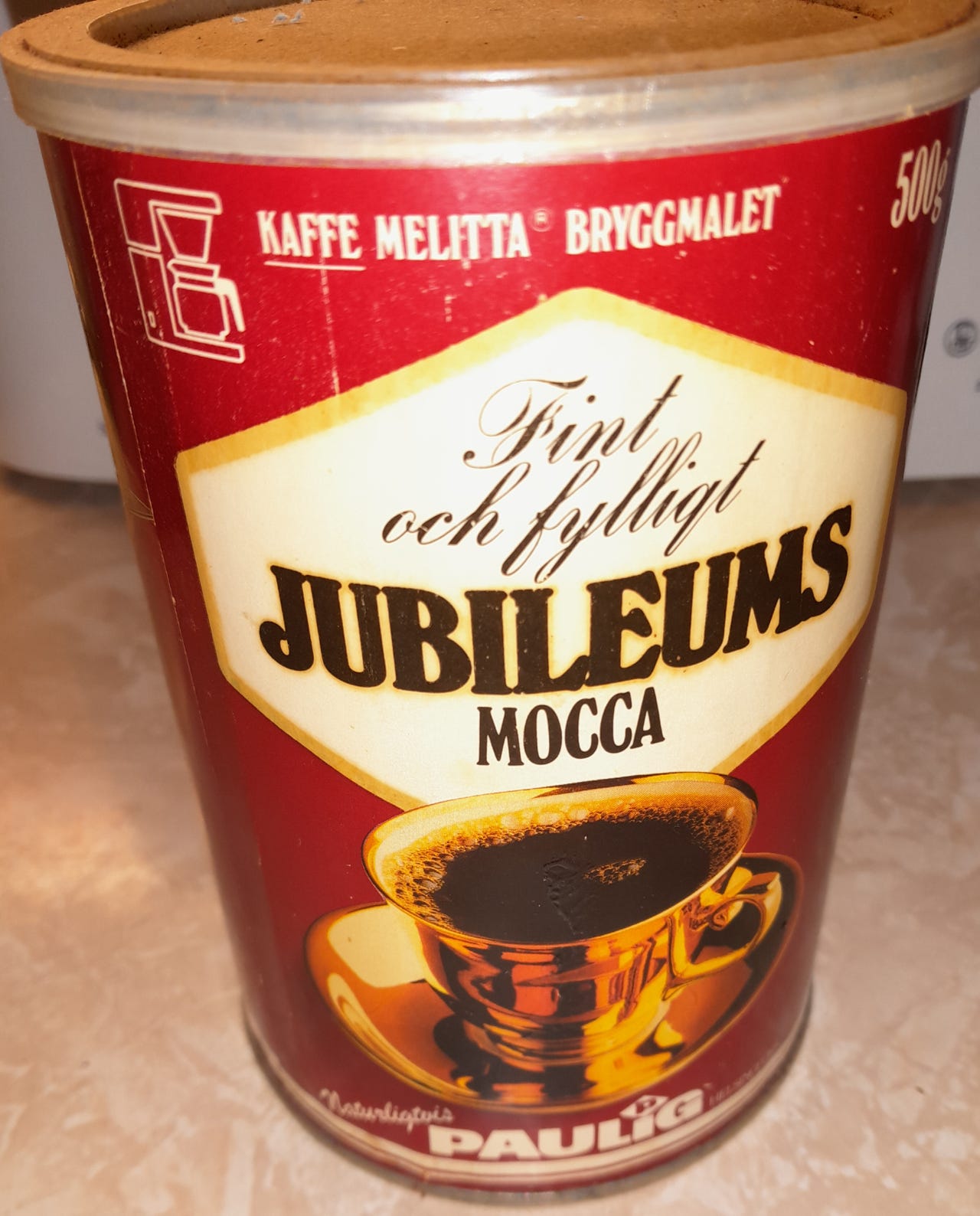 Kahvipurkki vintage 90-lukua Juhla Mokka