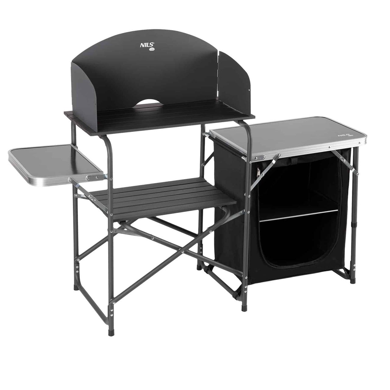 Camping pöytä tuulisuojalla Nils Camp
