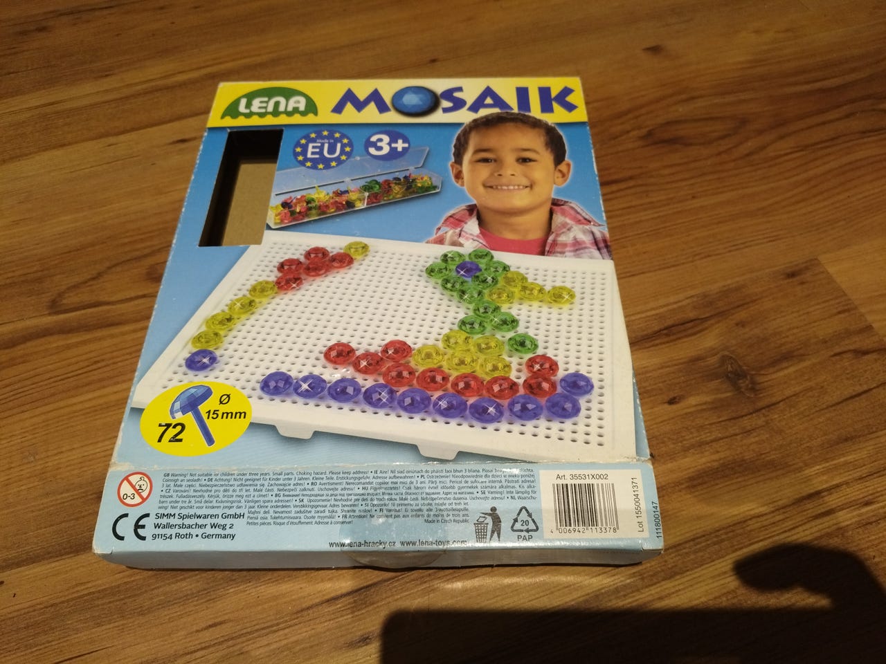 Mosaik: nuppipeli +3