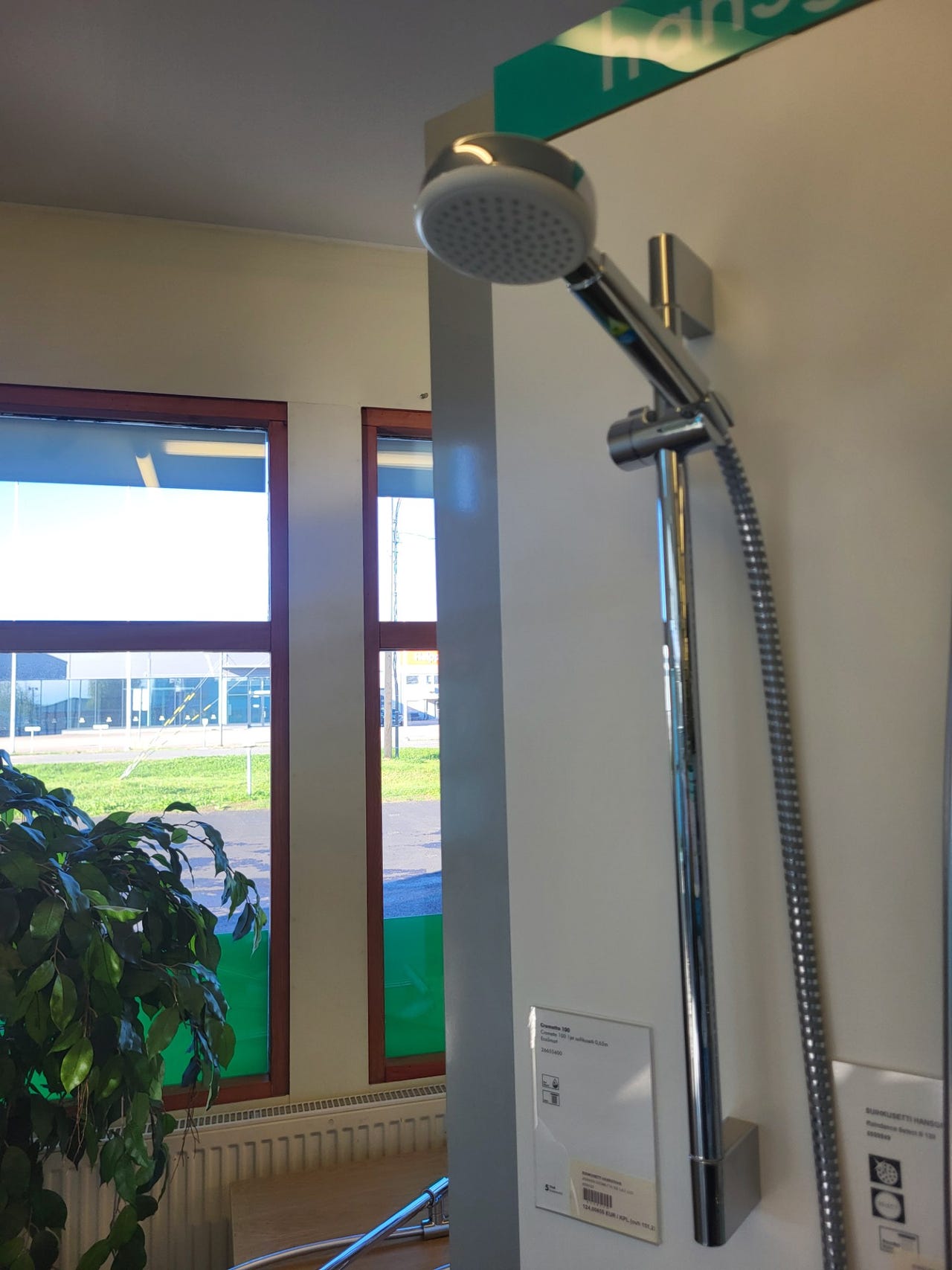 SUIHKUSETTI HANSGROHE 26655400 CROMETTA 100 1JET ECO