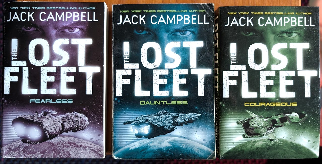 Jack Campbell: Three first books in scifi-series