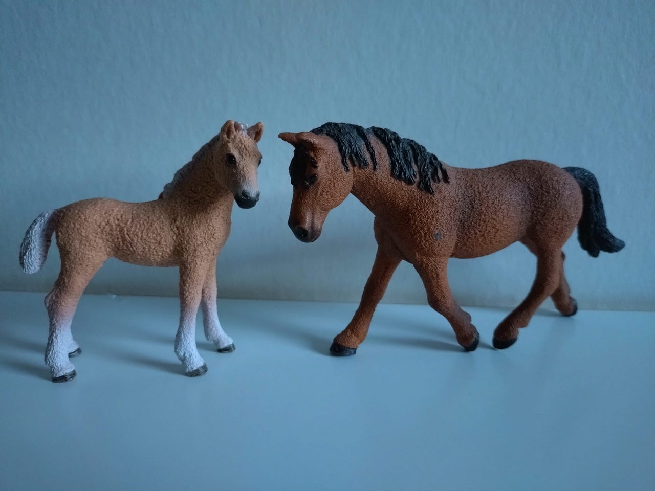 Schleich curly tamma ja varsa Tori