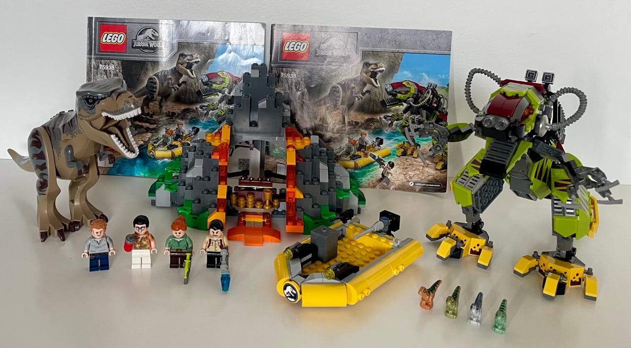 Tyrannosaurus Rex Lego 75938 Lego Jurassic World Robot Dinosaur