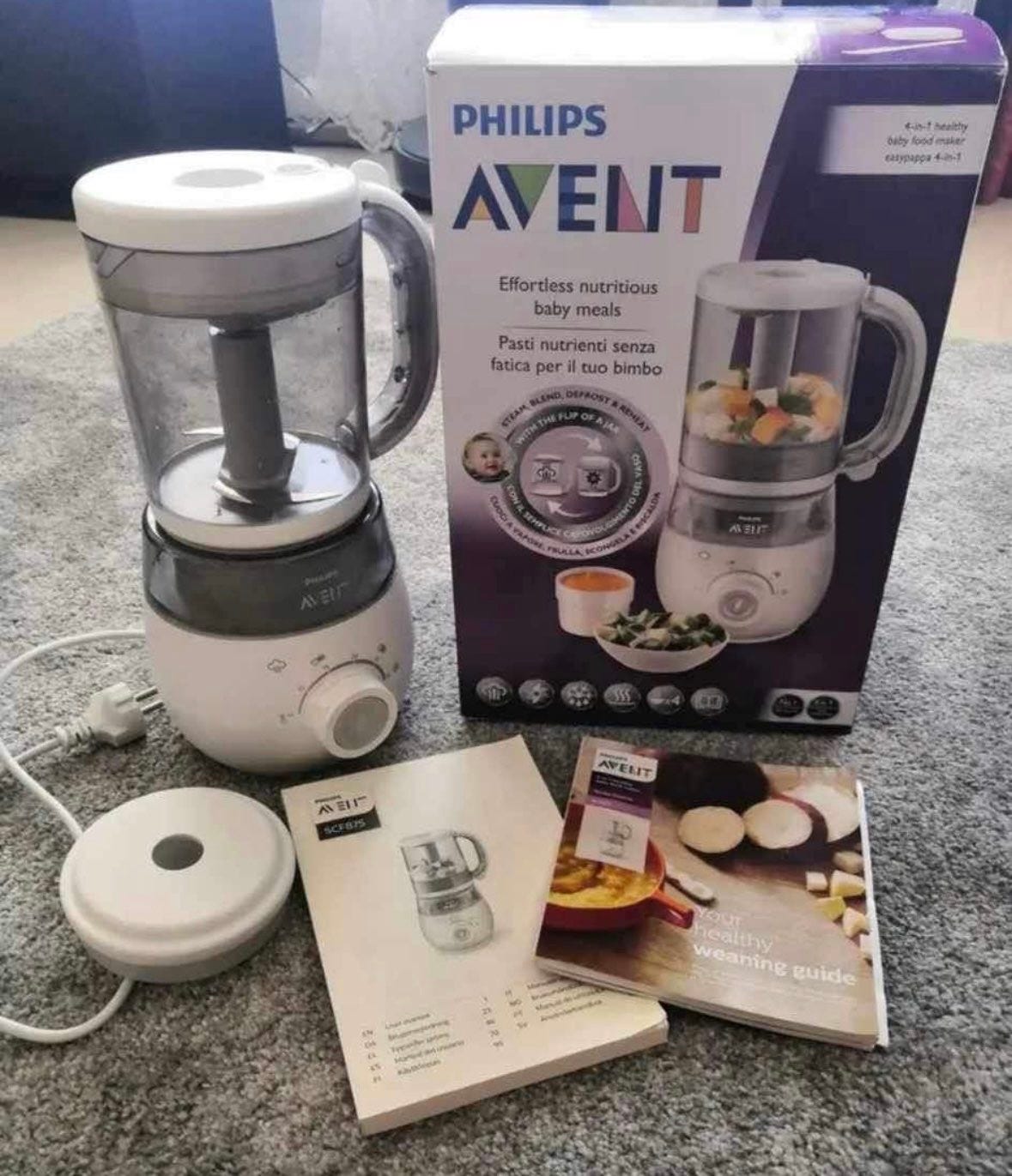 Philips Avent SCF875/02 Lastenruoanvalmistaja valkoinen Tori