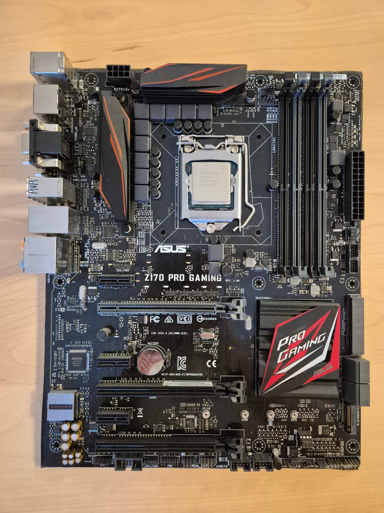 Asus Z170 Pro Gaming + i7-6700k | Tori
