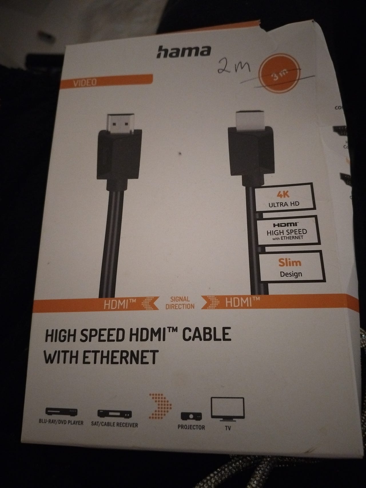 Hama high speed cable with ethernet | Tori