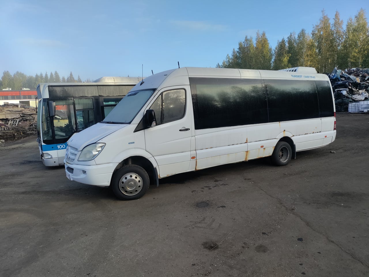 Mb Sprinter w906 2011 Bussimalli varaosina