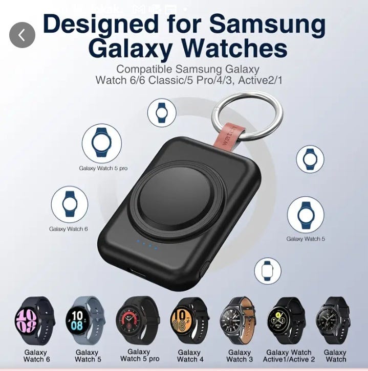 Samsung älykellon laturi