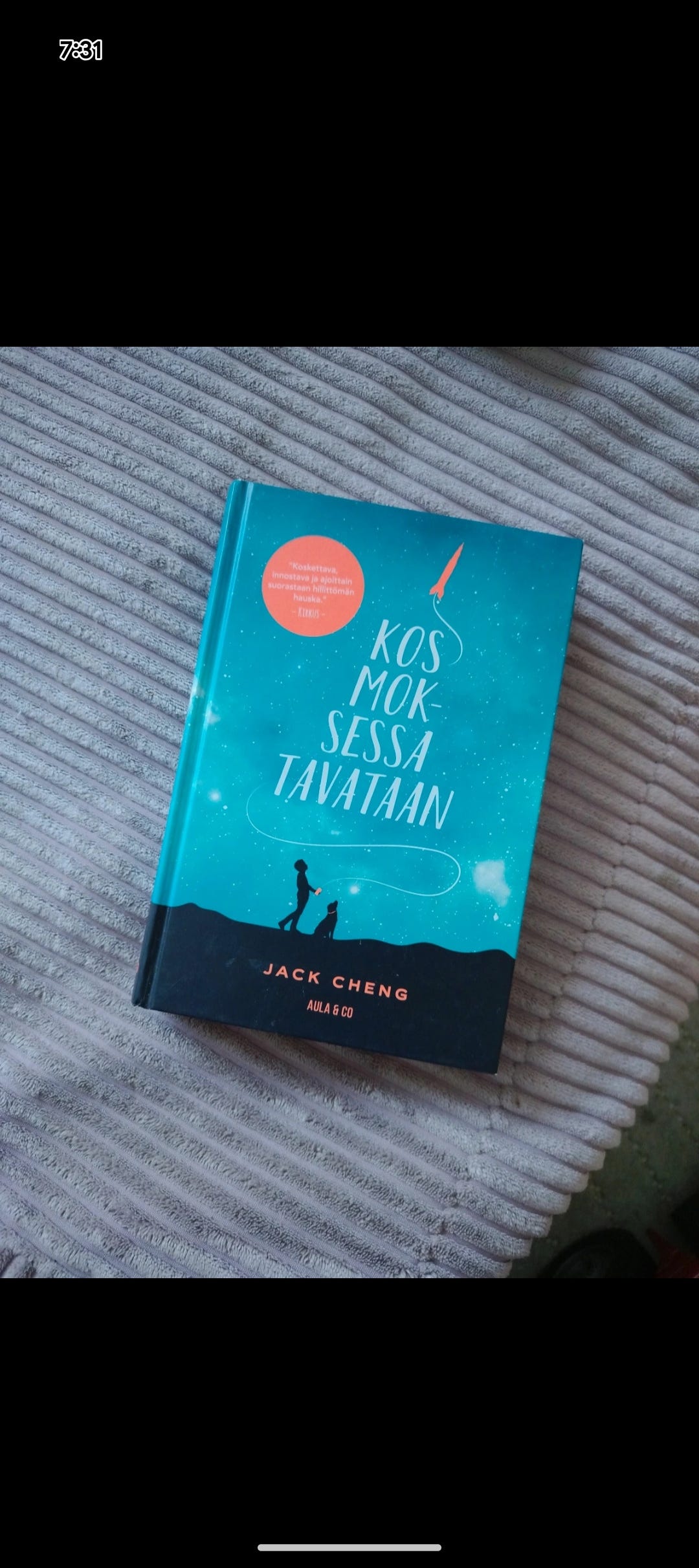 Jack Cheng KOSMOSESSa tavataan Kirja