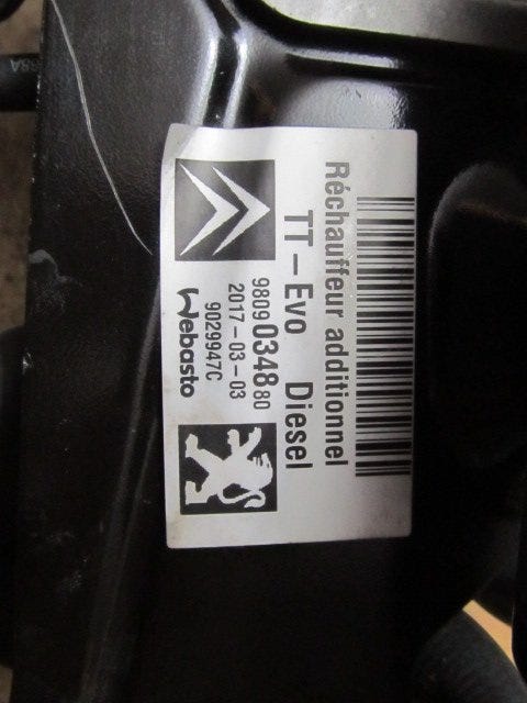 Webasto TT-Evo 5 diesel 9809034880 PSA