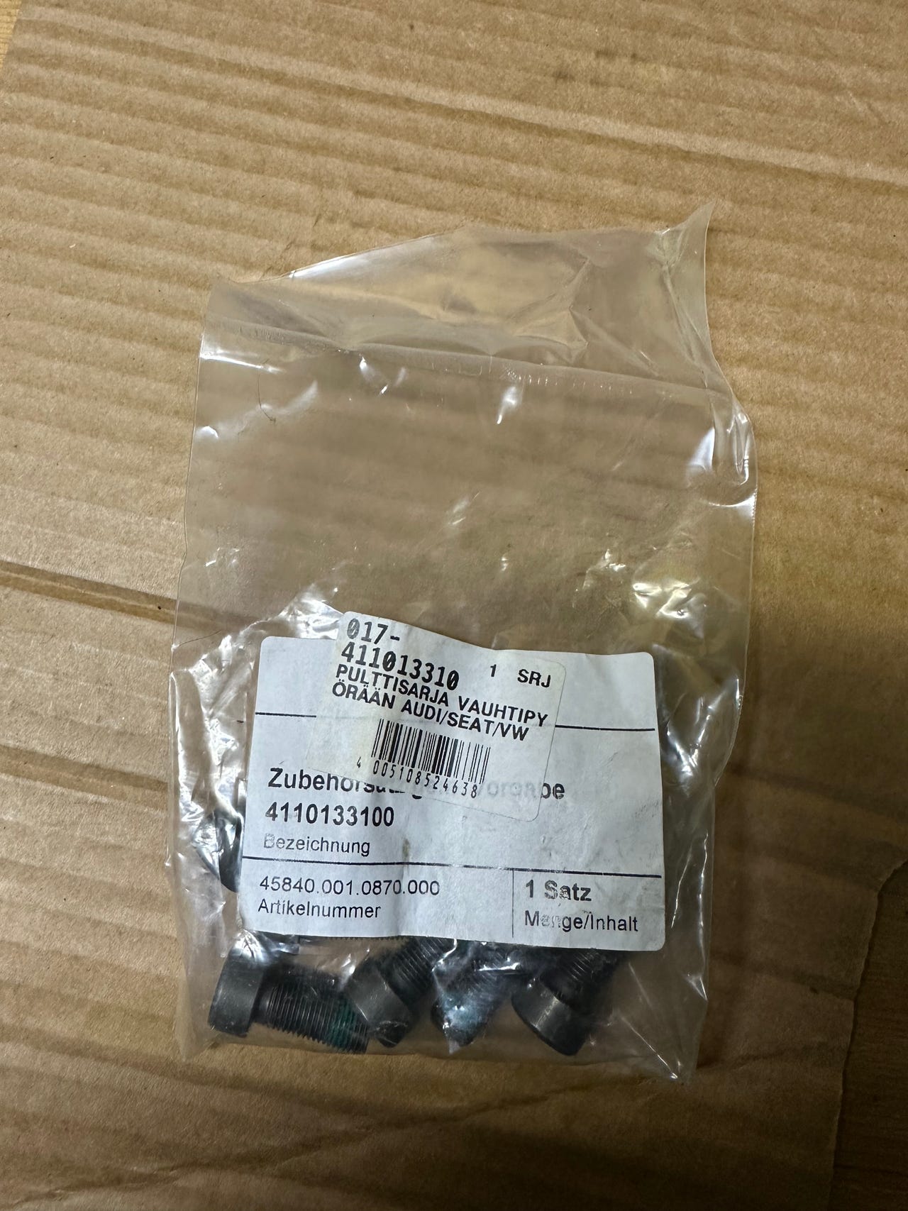 Volkswagen Audi Vauhtipyöränpulttisarja | Tori
