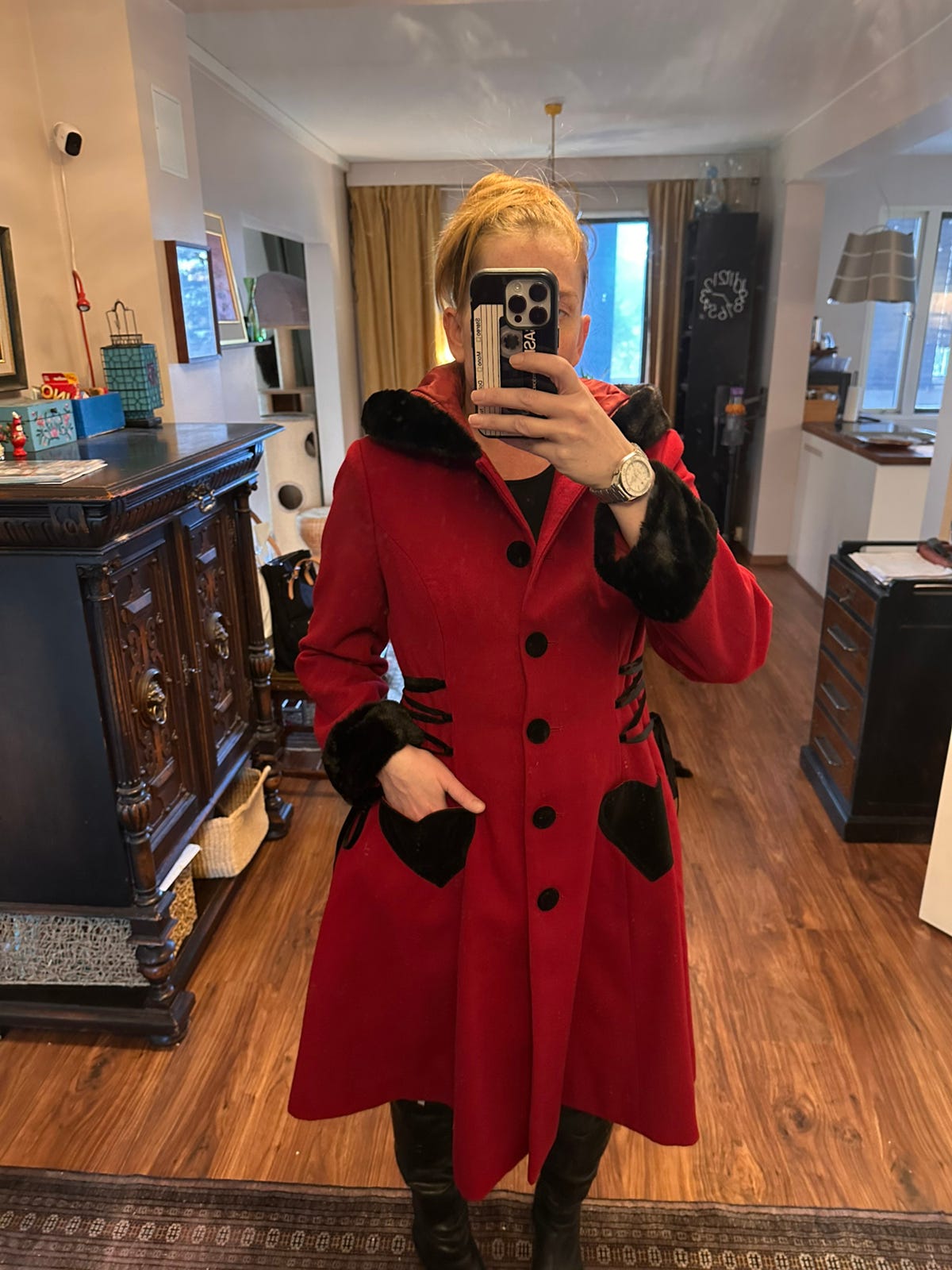 Hell Bunny Scarlett Coat, koko XL | Tori