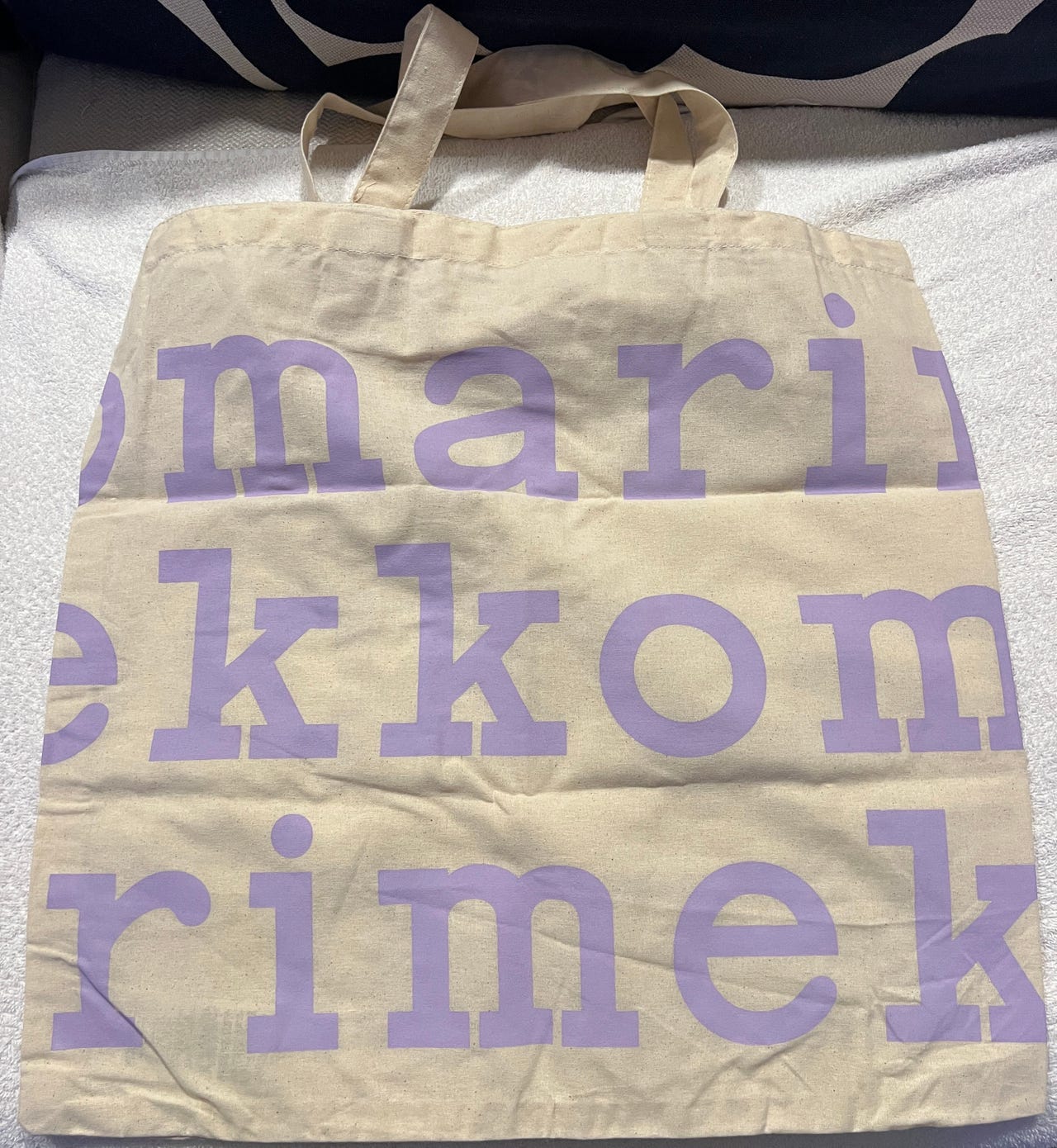 Marimekko uusi kangaskassi/ logokassi