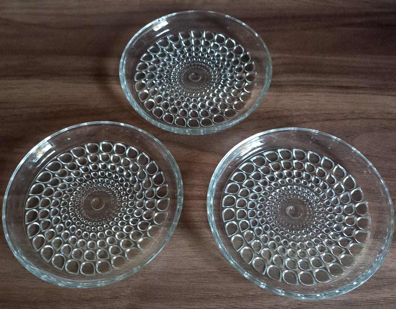 Riihimäen lasi Oy Merja lasilautanen 2+1  halk. 14cm