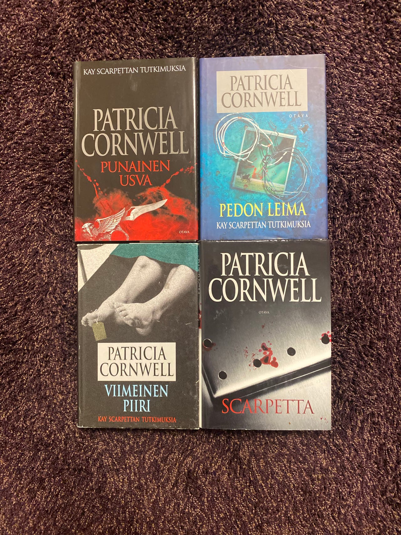 Patricia Cornwellin kirjoja
