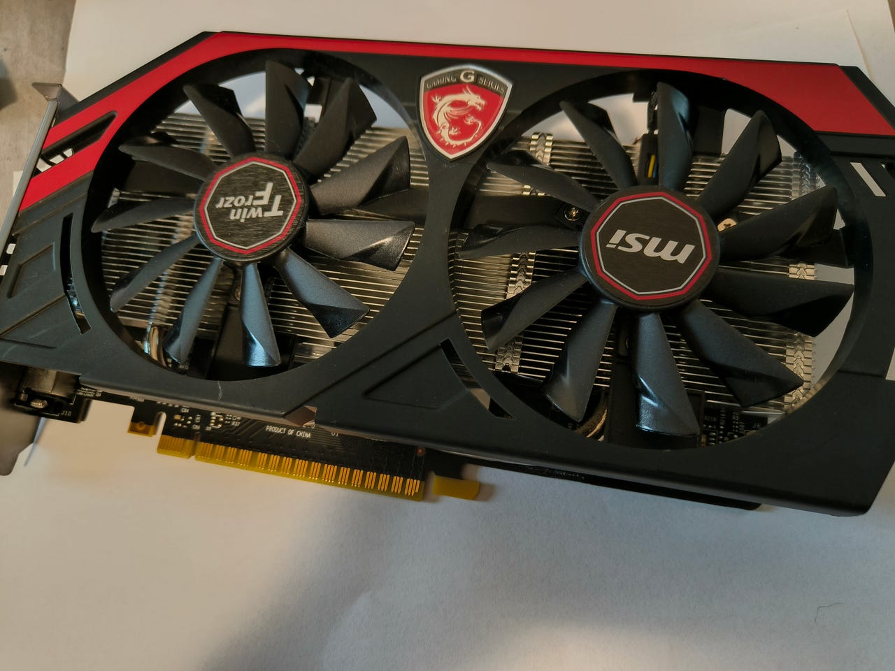 MSI GeForce GTX 750 Ti Gaming -näytönohjain, joka on NVIDIAn DDR5