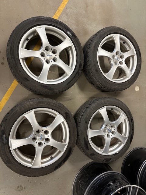 Alutec Aluvanteet 17 5x110 + Kesärenkaat