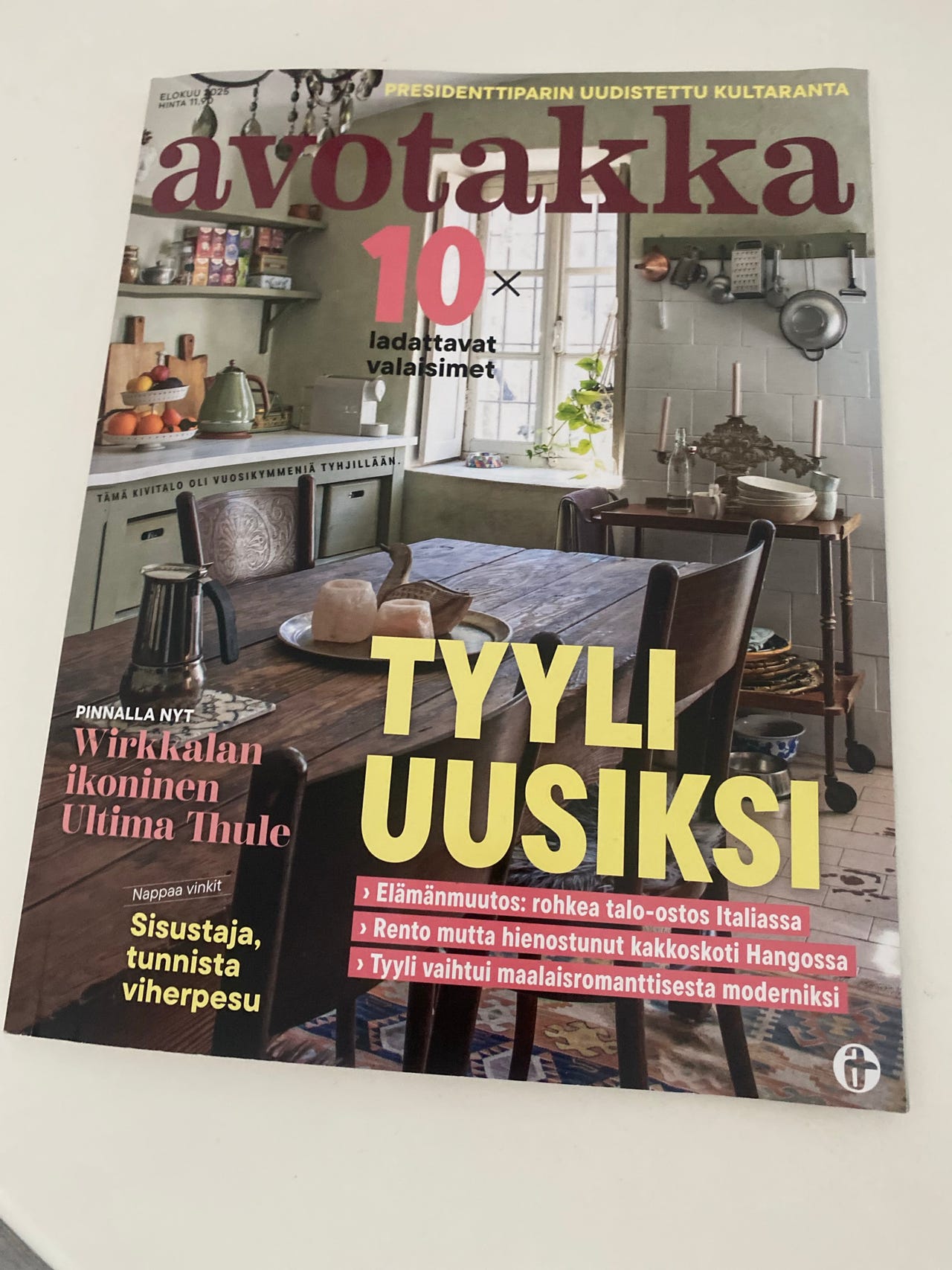 Avotakka Sisustuslehti elokuu 2025