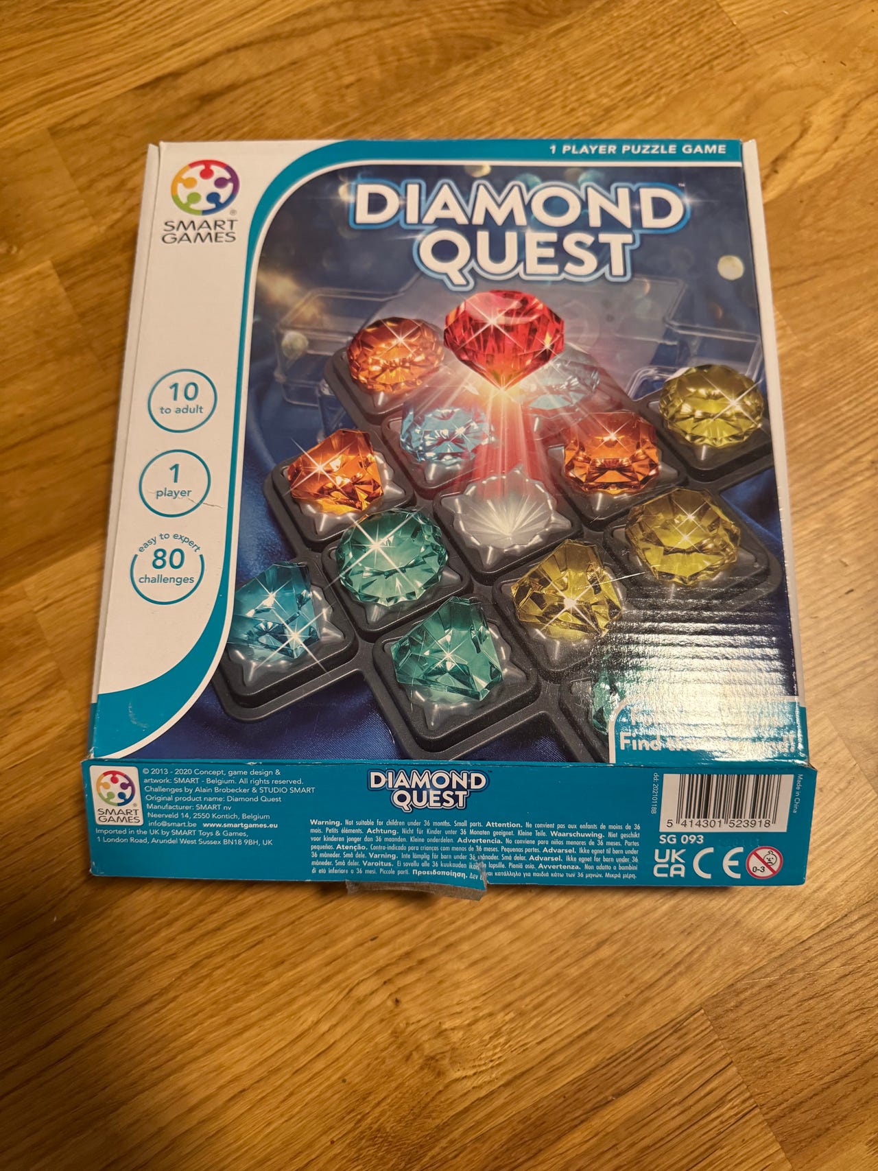 Diamond Quest puzzle game