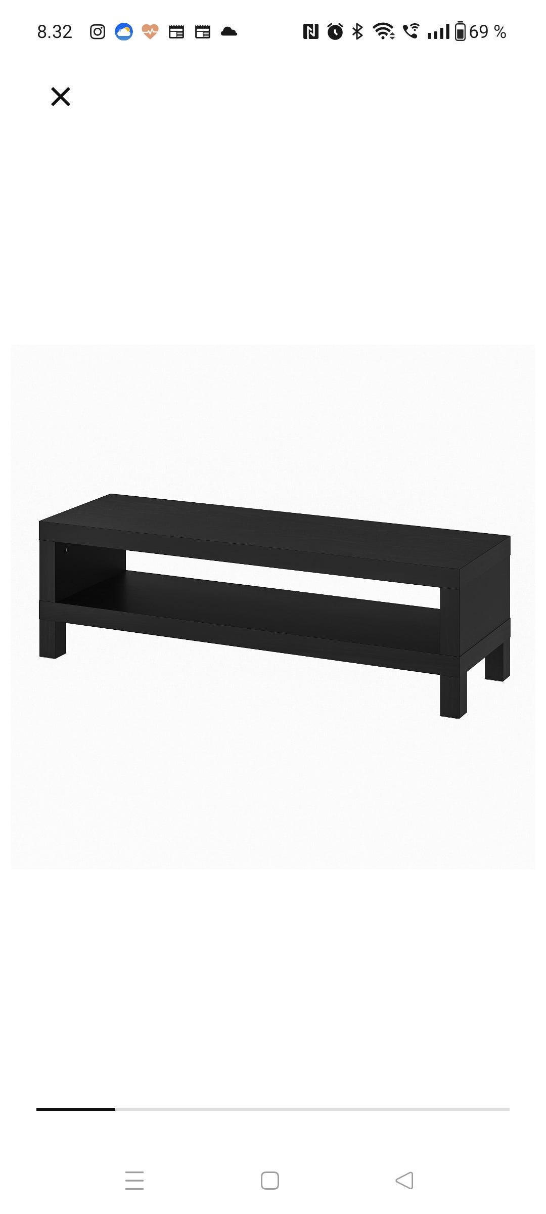 Ikean Lack tv taso