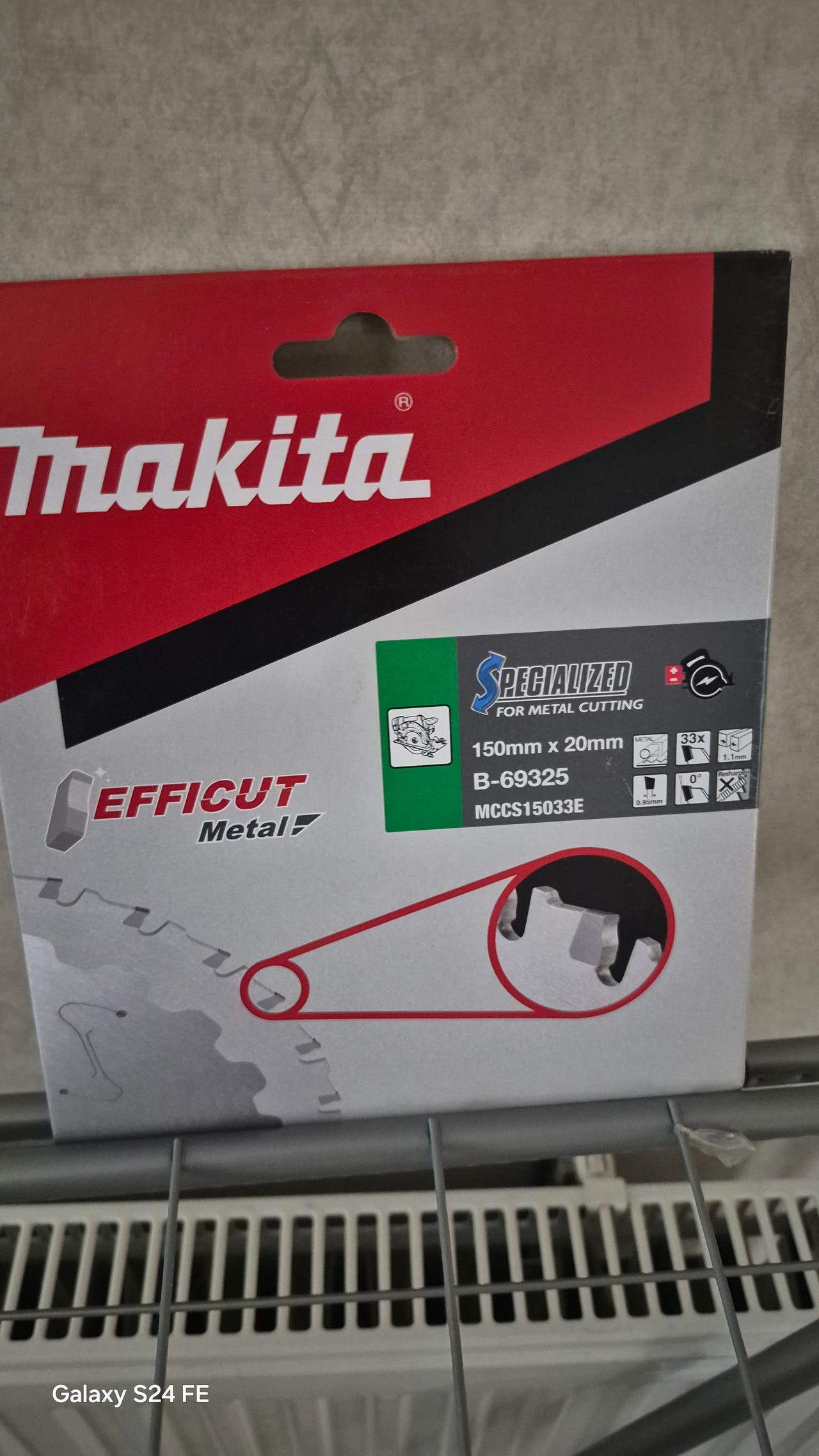 Makita EFFICUT Metal 150mm x 20mm katkaisulaikka metallille