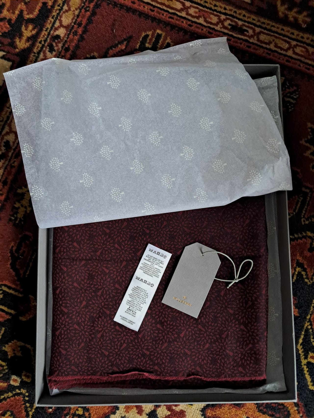 Mulberry puuvilla huivi