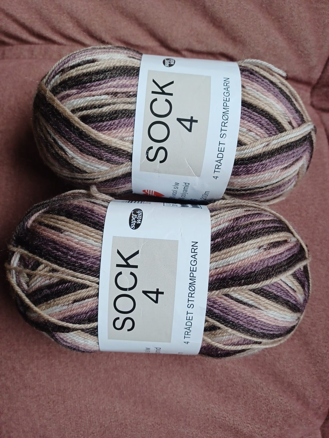 Hjertegarn Sock 4, 50 g, väri 7748, 2 kerää