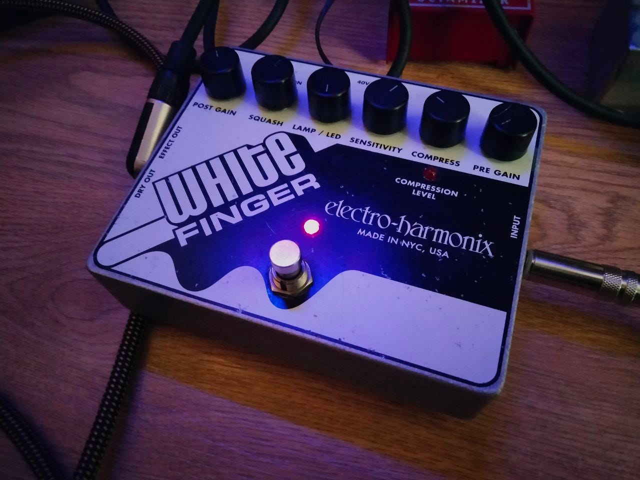 レア旧　Electro-Harmonix White Finger コンプレッサ レア旧 Electro-Harmonix White Finger コンプレッサ レア旧 Electro