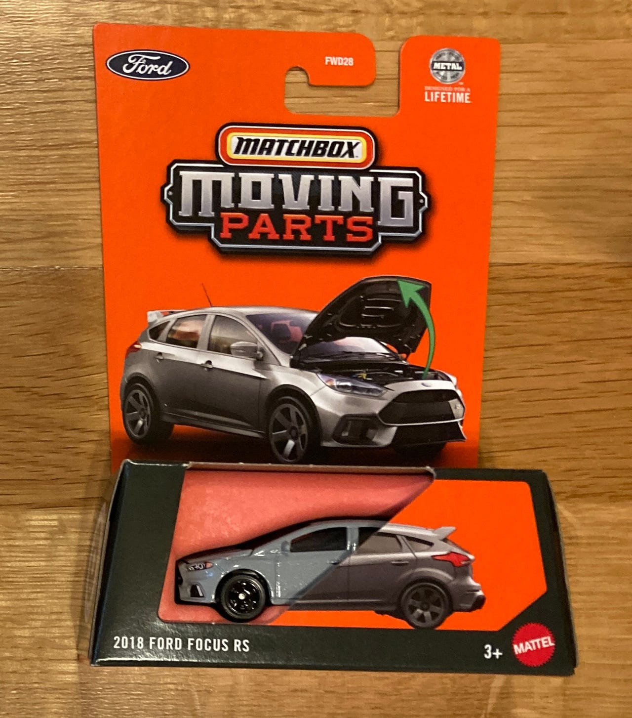 Matchbox moving parts 2018 Ford Focus RS Tori