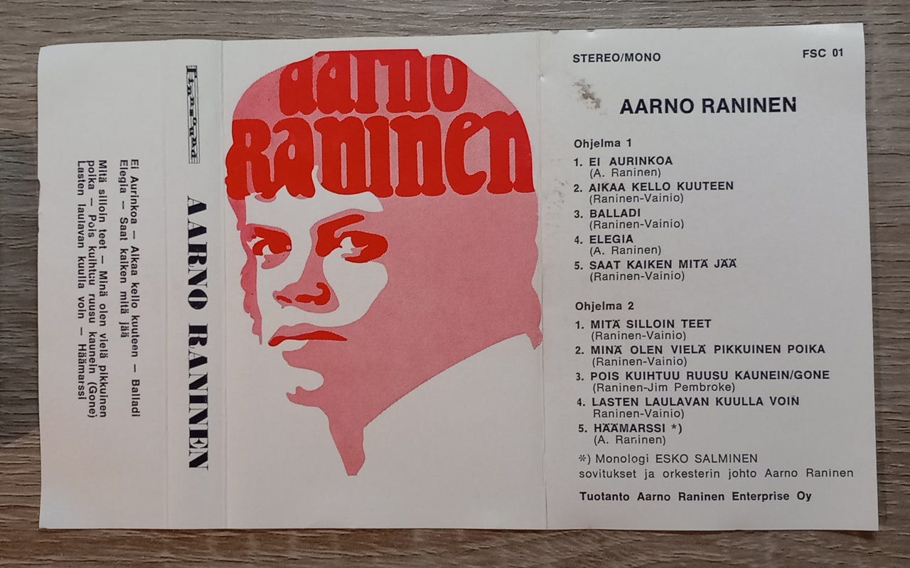 Aarno Raninen – Aarno Raninen C-Kasetti | Tori