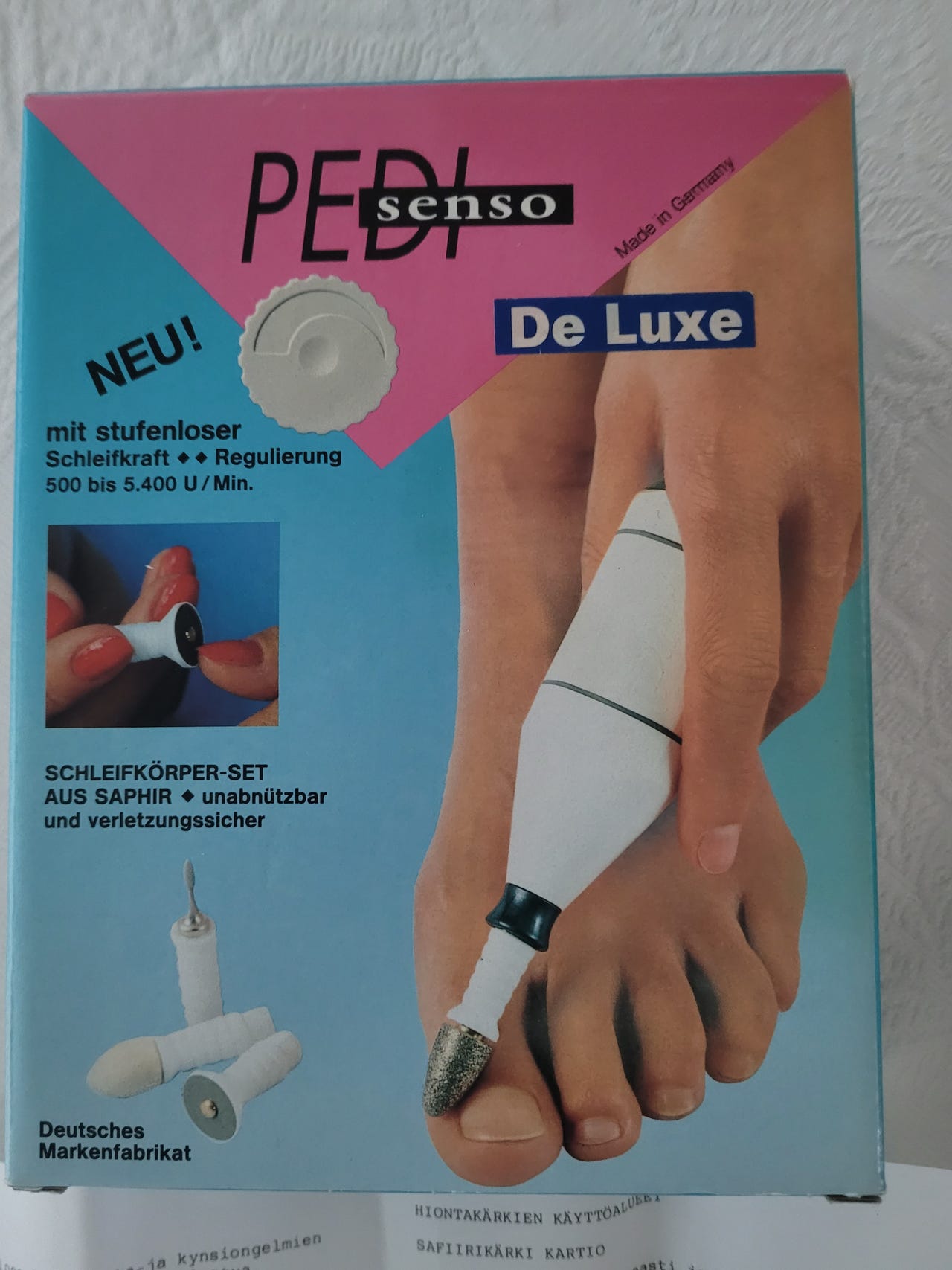 PEDIRENSO jalkojen ja kynsien hoitolaite