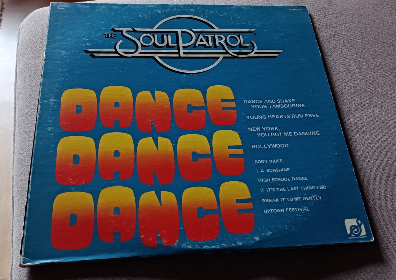 The Soul Patrol Dance Dance Dance LP-levy