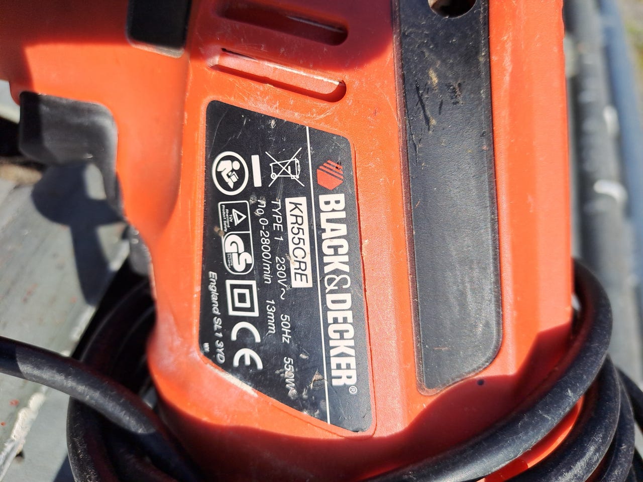 Black decker porakone