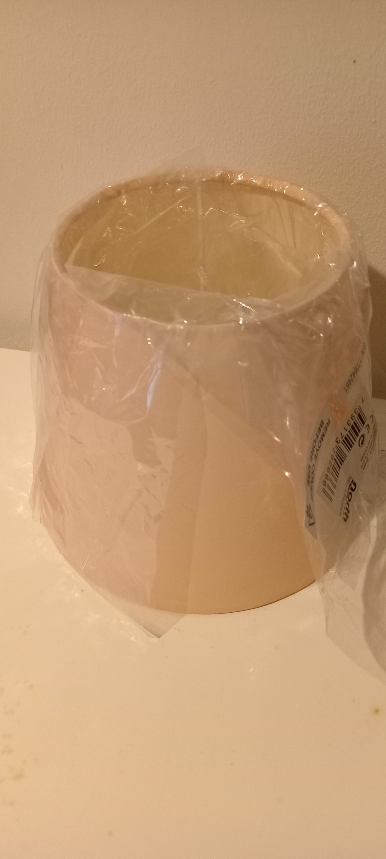 Lampunvarjostin 18cm vaaleansininen. Uusi u{d83d}u{ded2}