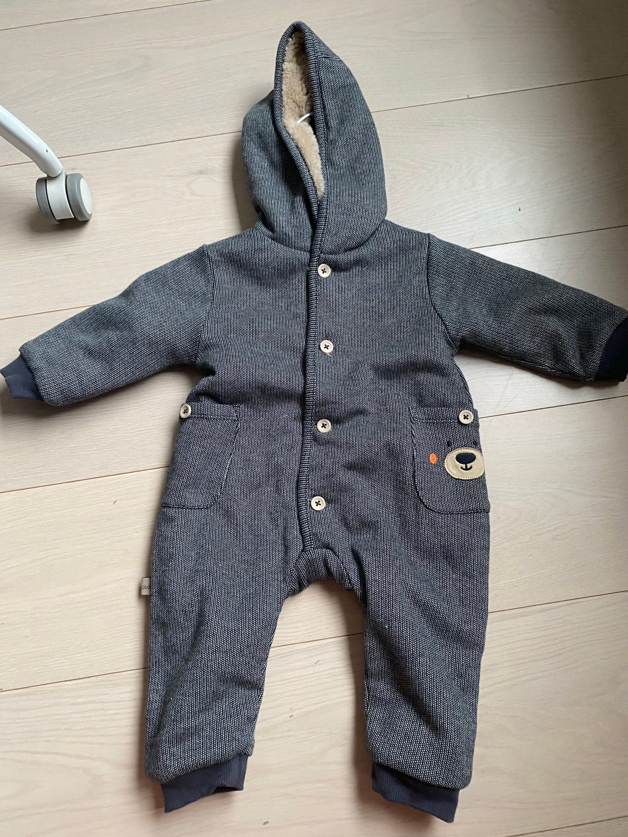 Jonathan Harmaa Unisex Vauvan Haalari 74