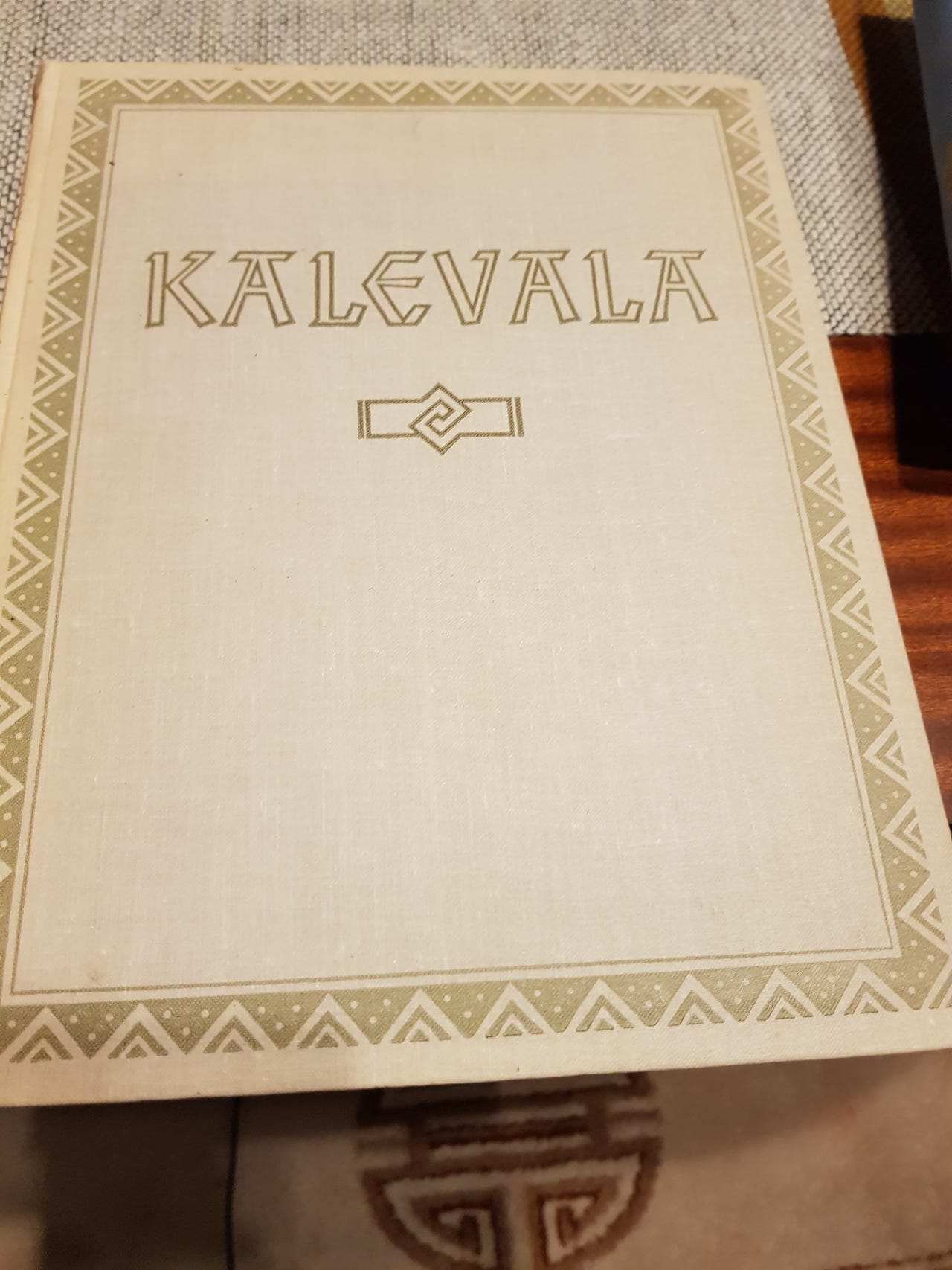 Kalevala  viroksi. Kuvitus Akseli Gallen-Kallela