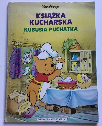 Puolankielinen Nalle Puh keittokirja