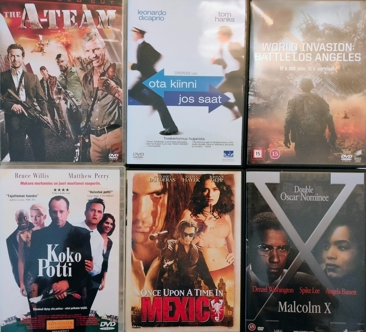 Dvd leffoja