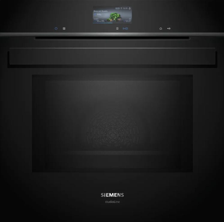 Siemens HM976GMB1 uuni mikroaaltotoiminnolla.