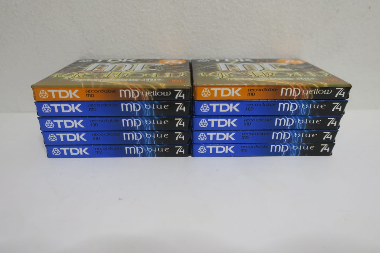 10 Mini Disc TDK Color MD-C74