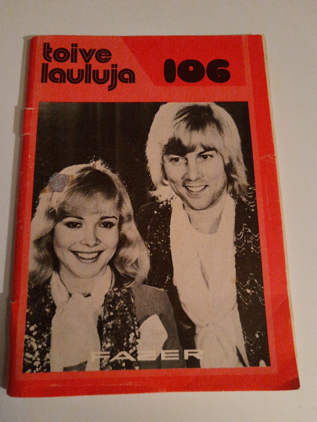 Fazer Toivelauluja 106 laulukirja