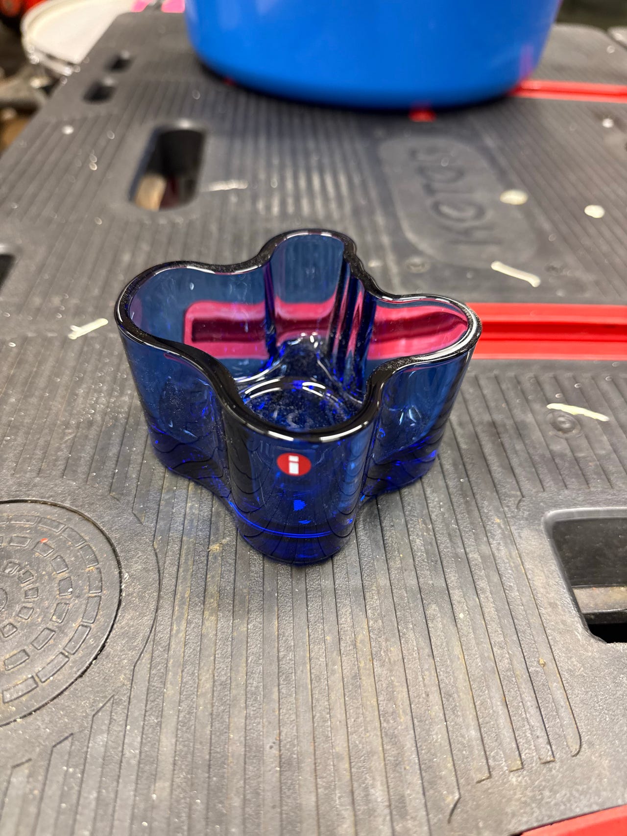 Iittala Alvar Aalto Tuikkulasi Sininen  k. 55mm