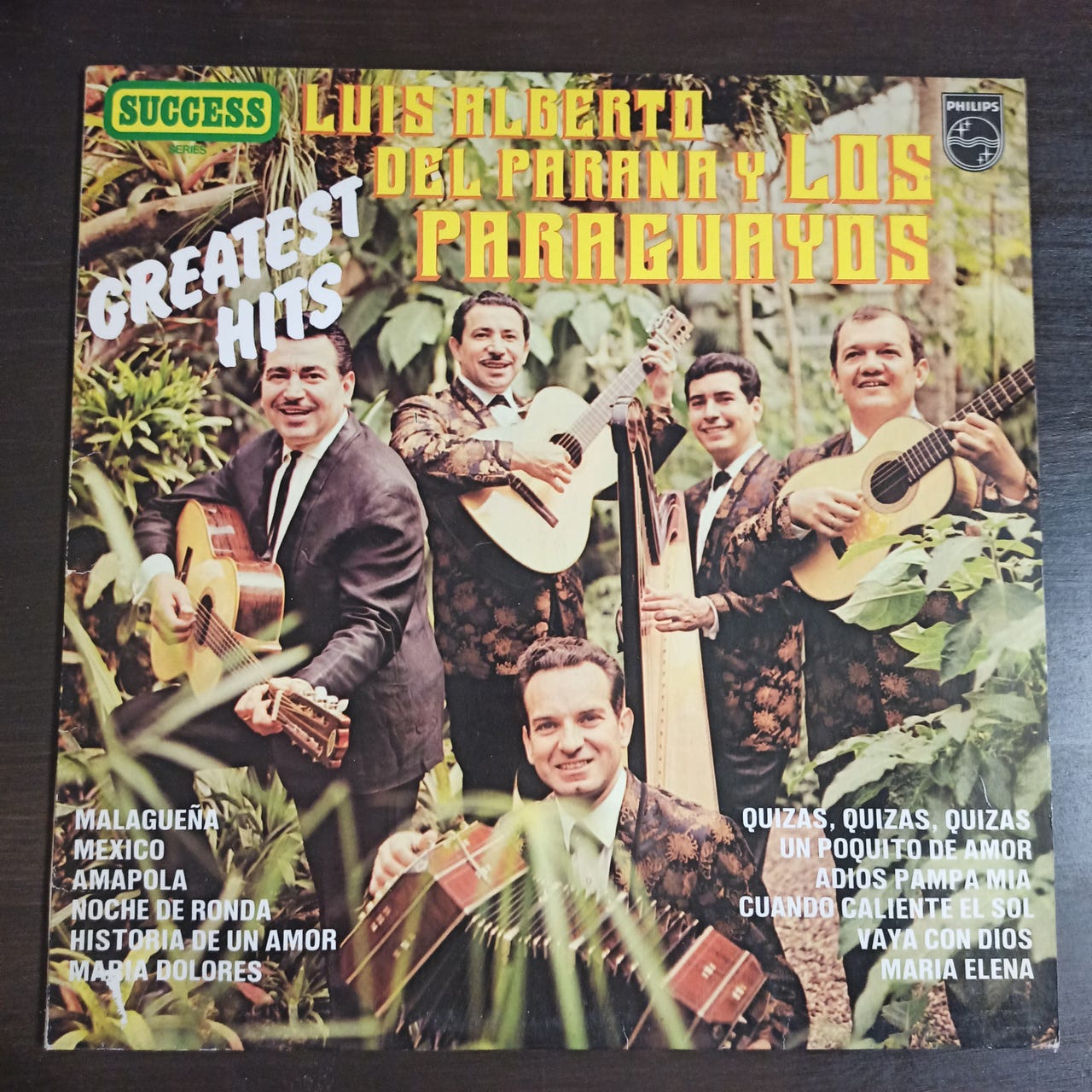 Luis Alberto Del Parana Y Los Paraguayos, Greatest Hits, LP-levy