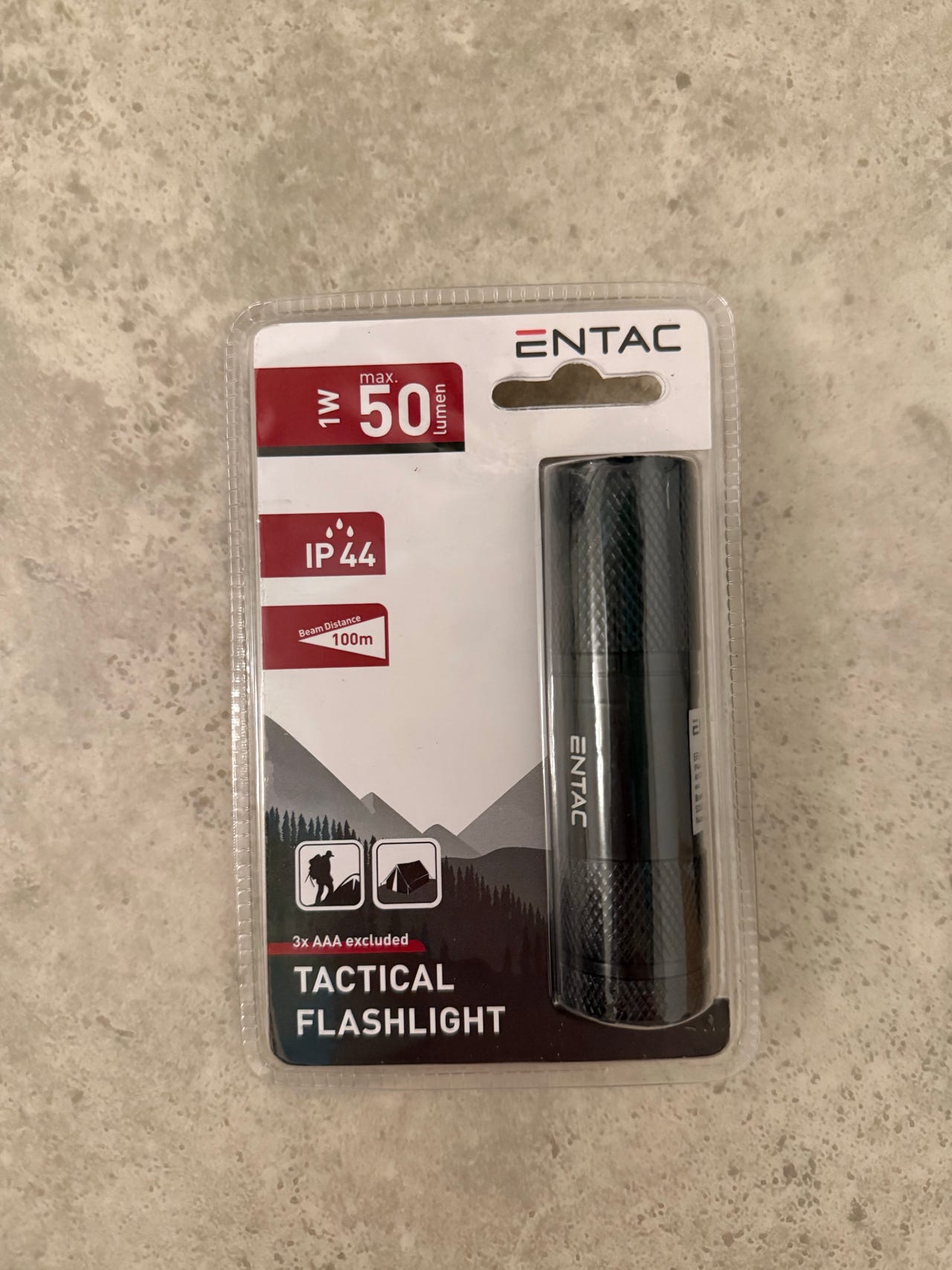 Uusi Entac Taskulamppu 1W 50 lumen | Tori