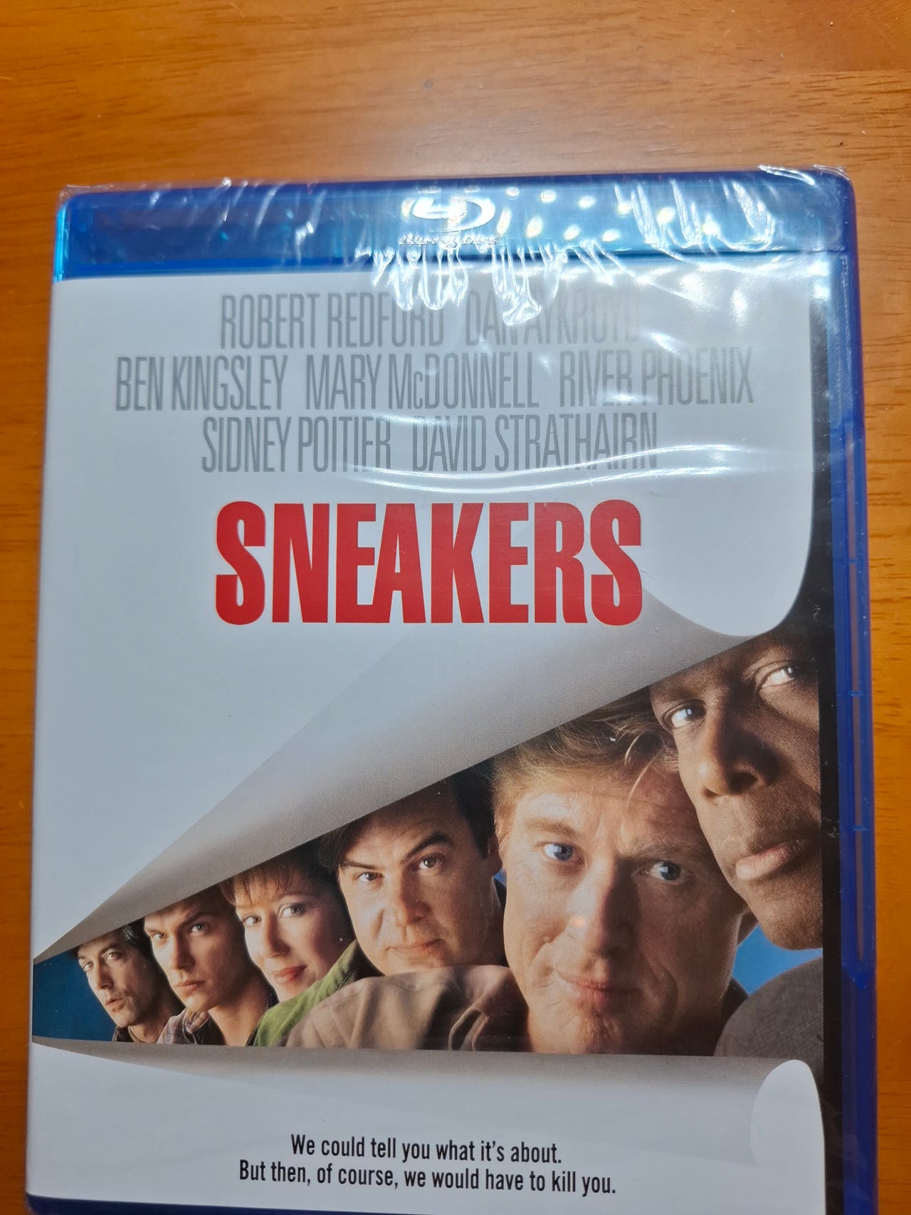 Sneakers BluRay Disc elokuva. Robert Redford starring. Tori