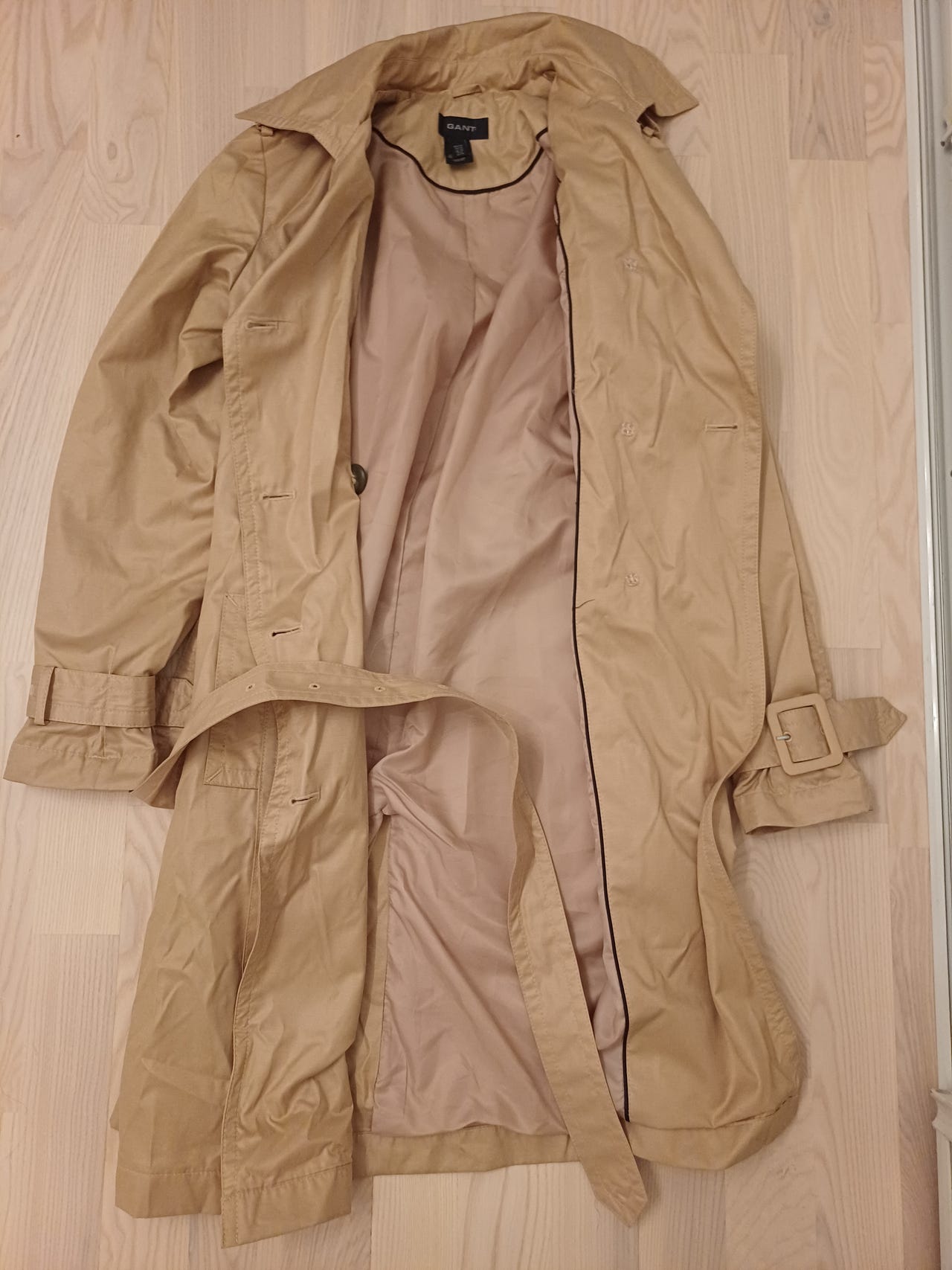 Gant beige trenssitakki